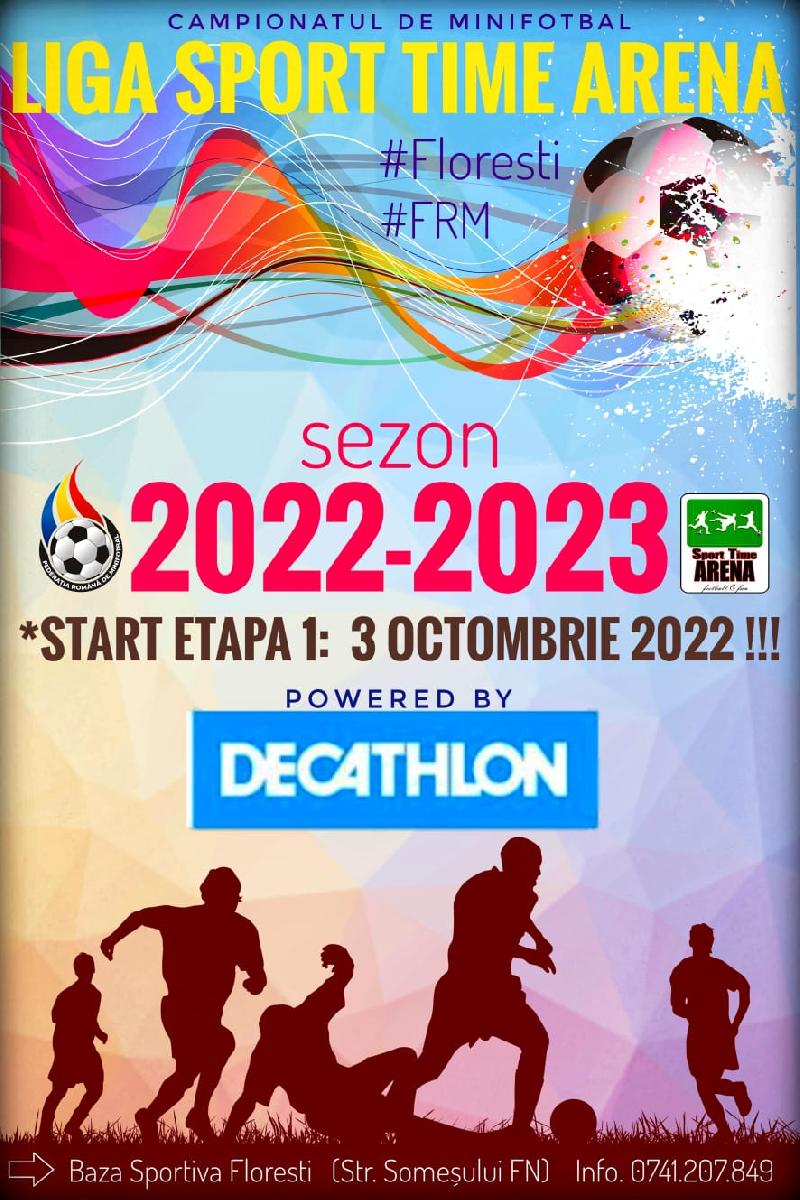 A inceput LIGA SPORT TIME ARENA 2022-2023 - Powered by Decathlon.ro